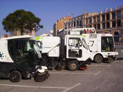 Material de l'empresa Urbaser a Palamós.