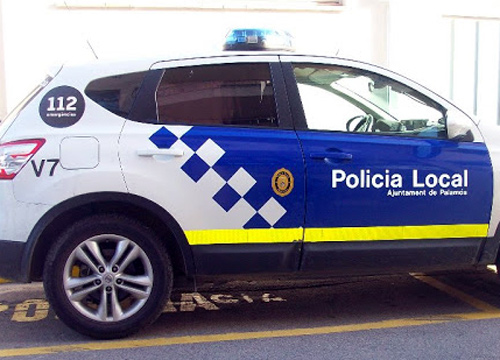 Una patrulla de la Policia Local de Palamós.