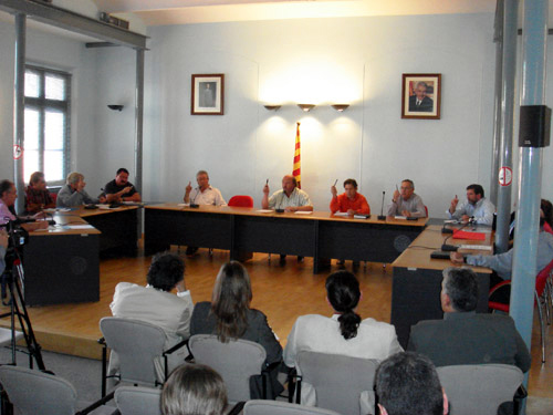 Imatge d'arxiu del Ple de l'Ajuntament de Calonge.