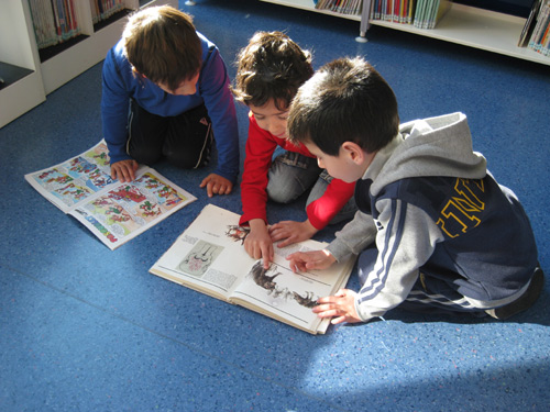 Els nens i nens faran bibliopessebres.