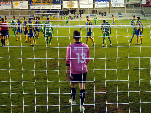 Bon espectacle ahir al Nou Estadi. (Foto: S. Cortés)