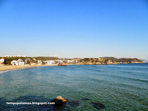 Dia assoleiat a Palamós, dimecres passat.
