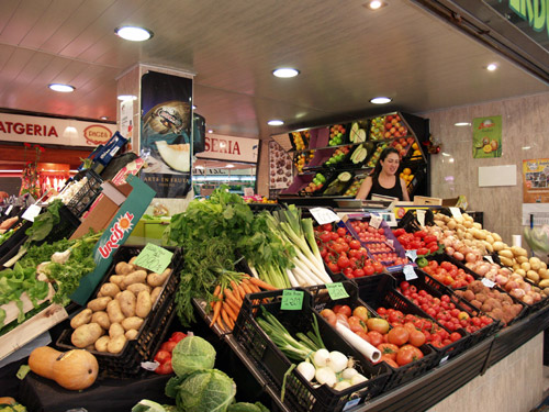 Una parada al mercat municipal de Palamós.