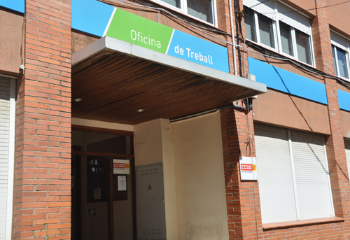 Oficina de Treball de la Generalitat a Palamós.