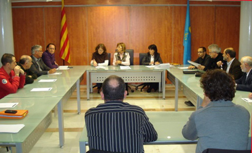 Reunió del Consell Econòmic i Social de Palamós, en una imatge d'arxiu.