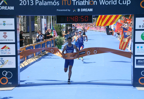 Palamós va acollir el passat estiu una prova de la Copa del Món de Triatló.