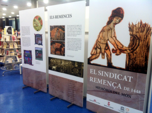 L'exposició ja està oberta a la biblioteca municipal de Palamós.