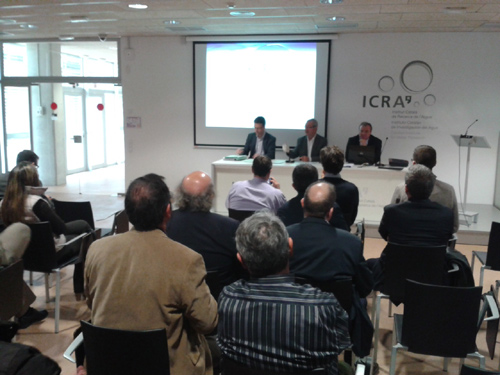 Presentació de l'estudi, ahir a Girona.