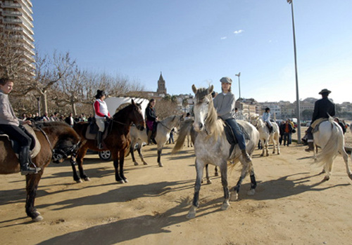 La festa de Sant Antoni Abat a Palamós, en una imatge d'arxiu.