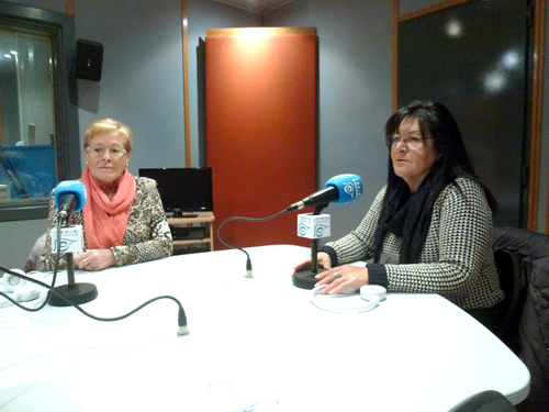 Encarna Fernández i Anna Maria Carreño, noves delegades de l'Associació de Donants de Sang.