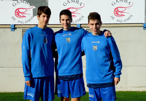 Jordi Frigola, Adrià Garcia i Diego Zayas. (Foto: Sergi Cortés).