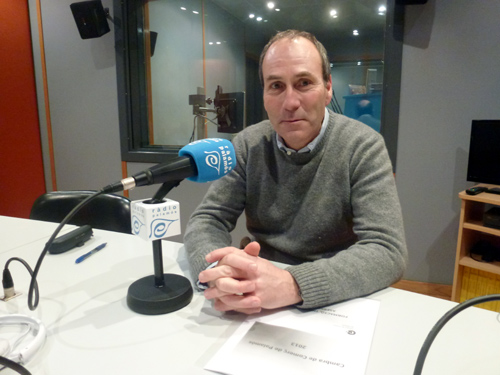 El president de la Cambra de Comerç de Palamós, Xavier Ribera.