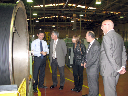 La fàbrica Hutchinson es dedica a la fabricació de components per l'automòbil.