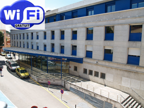 L'hospital de Palamós ofereix wi-fi gratuït per als seus pacients.