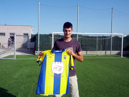 Toni Cunill ha marcat el gol de la victòria a Vilassar. (Foto: palamoscf).