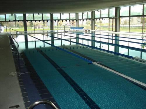 La piscina mancomunada, a punt ja d'obrir al públic.