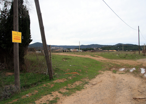 L'espai on es construirà el circuit.