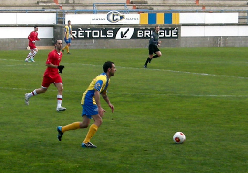 Un moment del partit d'avui. (Foto: esportblanciblau.wordpress.