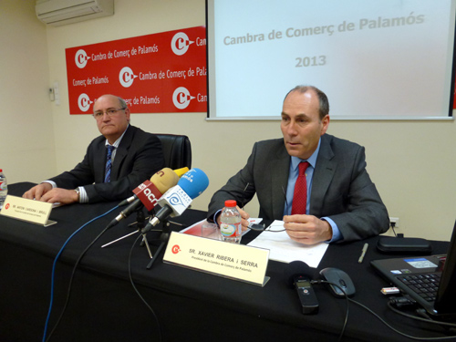 La Cambra de Comerç de Palamós ha presentat avui el seu balanç de l'any 2013.