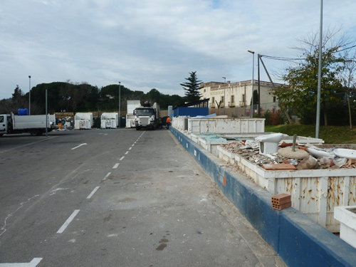 Instal·lacions de la deixalleria municipal de Palamós.