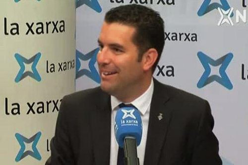 El president de la Federació de Municipis de Catalunya, Xavier Amor, en declaracions a La Xarxa.