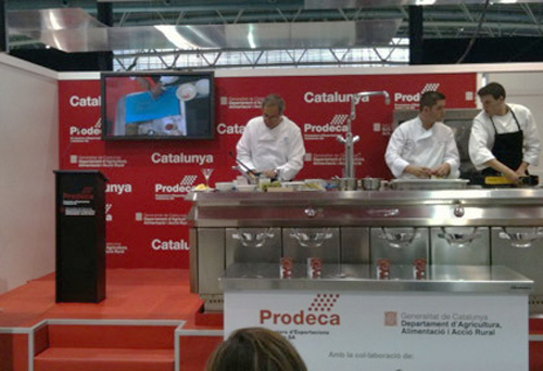 Estand de la marca Gamba de Palamós a Alimentària, en una imatge d'arxiu.