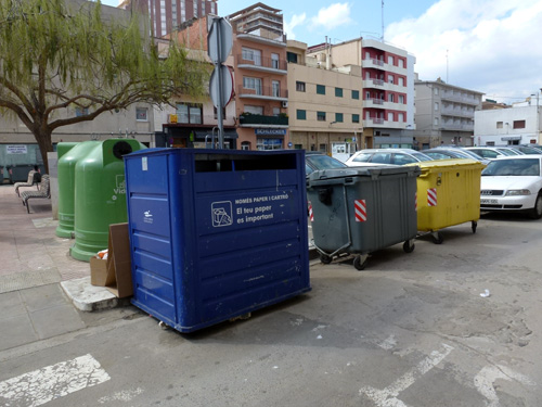 Àrees d'aportació del carrer de Sànta Bàrbara.