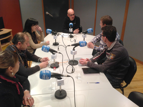 Els participants en el debat emès ahir per Ràdio Palamós.