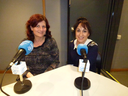 Núria Coma i Roser Espelt, de Fusions Grup Vocal.