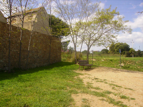 La zona del cementiri municipàl de Palamós, escenari de l'ARE de Roqueta.