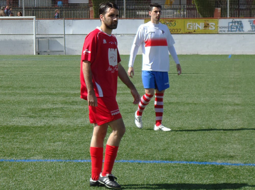 Javi Revert va obrir el marcador. (Foto: Sergi Cortés)