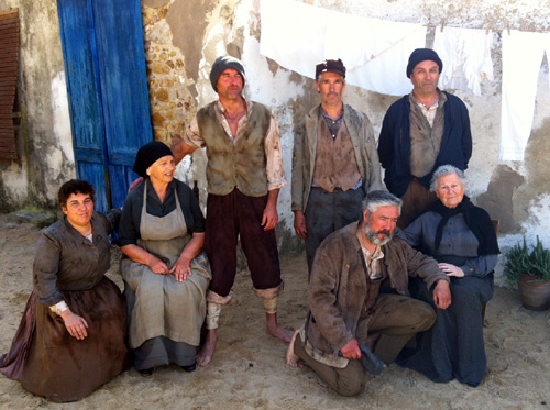 Figurants del telefilm. (Foto: Museu de la Pesca de Palamós)