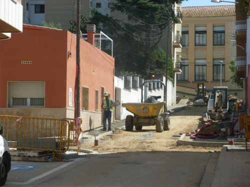 Obres del projecte 'Palamós millora', en una imatge d'arxiu.
