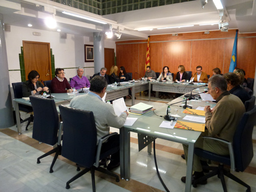El Ple de l'Ajuntament de Palamós del mes passat.