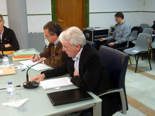 Intervenció del Síndic de Greuges de Palamós en el Ple d'ahir a la nit.