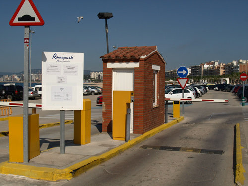 Romepark explota, entre d'altres, l'aparcament que hi ha a la platja Gran.