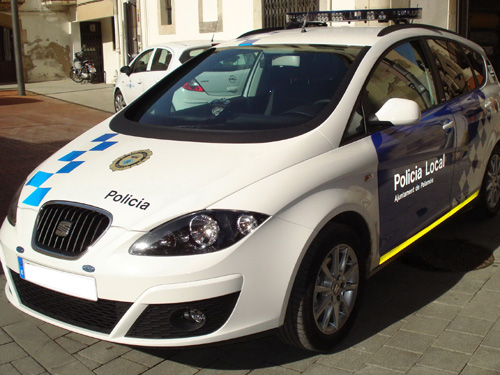 Vehicle de la Policia Local de Palamós.