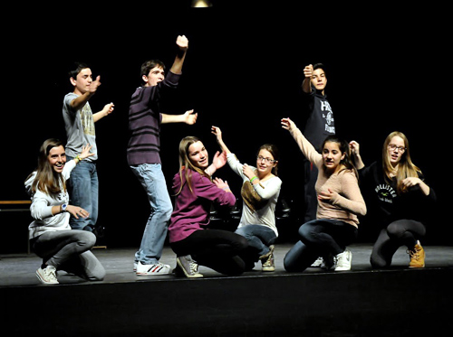 Un assaig de Gespa Jove. (Foto: Arxiu Gespa Teatre).
