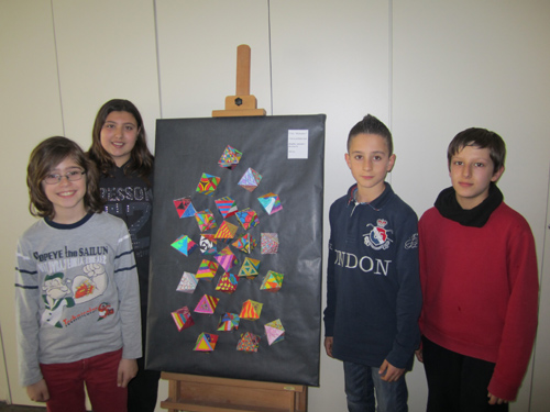 Alguns dels guanyadors del concurs 'Fem mates'.