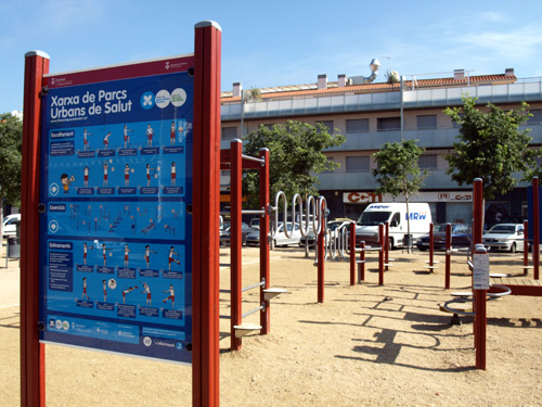 Parc de Salut, a la plaça d'Enric Vincke.