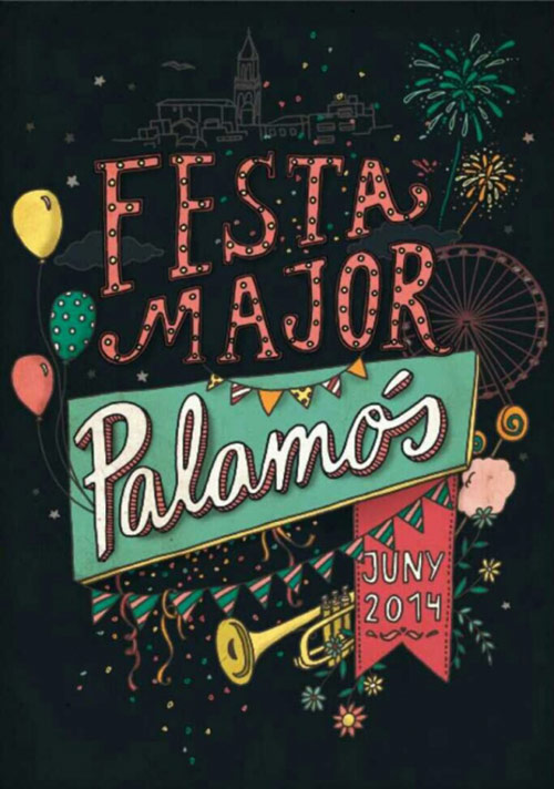 Cartell de la Festa Major de Palamós 2014.