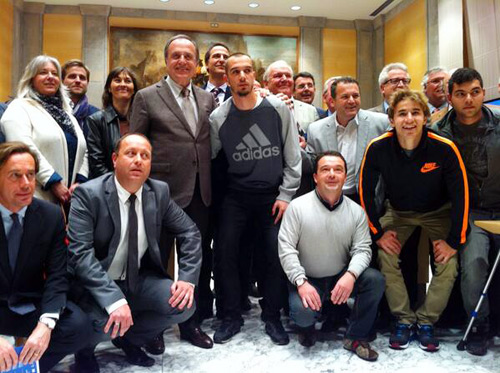 El grup de presentació del MIC 2014 aquesta tarda a Girona.