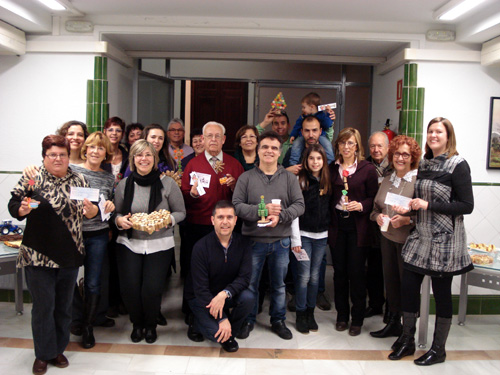 Acte d'entrega de la recaptació de la Fira Nadalenca 2013.