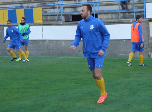 Sergi Arimany  expulsat en el minut 83. Arxiu Foto Sergi Cortés
