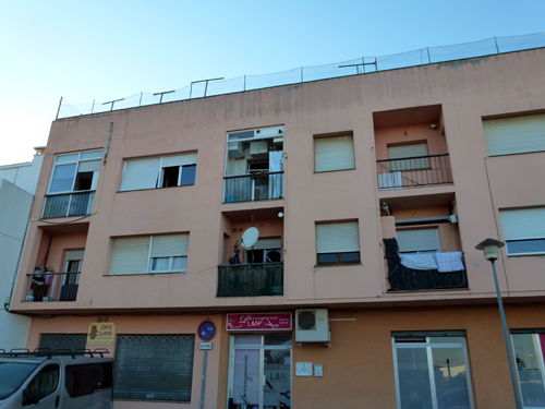 Edifici on s'ha produit l'explosió