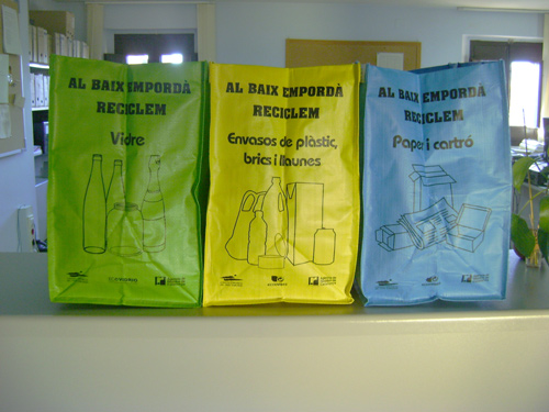 El Pack Tricicla, dissenyat per a facilitar el reciclatge a les llars.