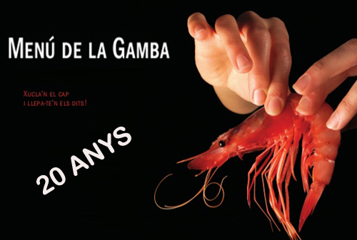 El Menú de la Gamba de Palamós fa vint anys.