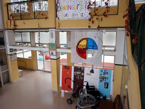 Dependències de l'escola Els Àngels de Palamós.