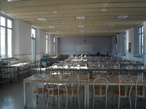 Un menjador escolar de Palamós.