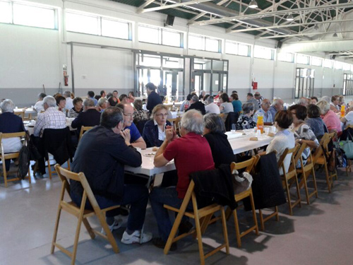 Arrossada d'Oncolliga a la Nau aquest passat dissabte.Foto Oncolliga